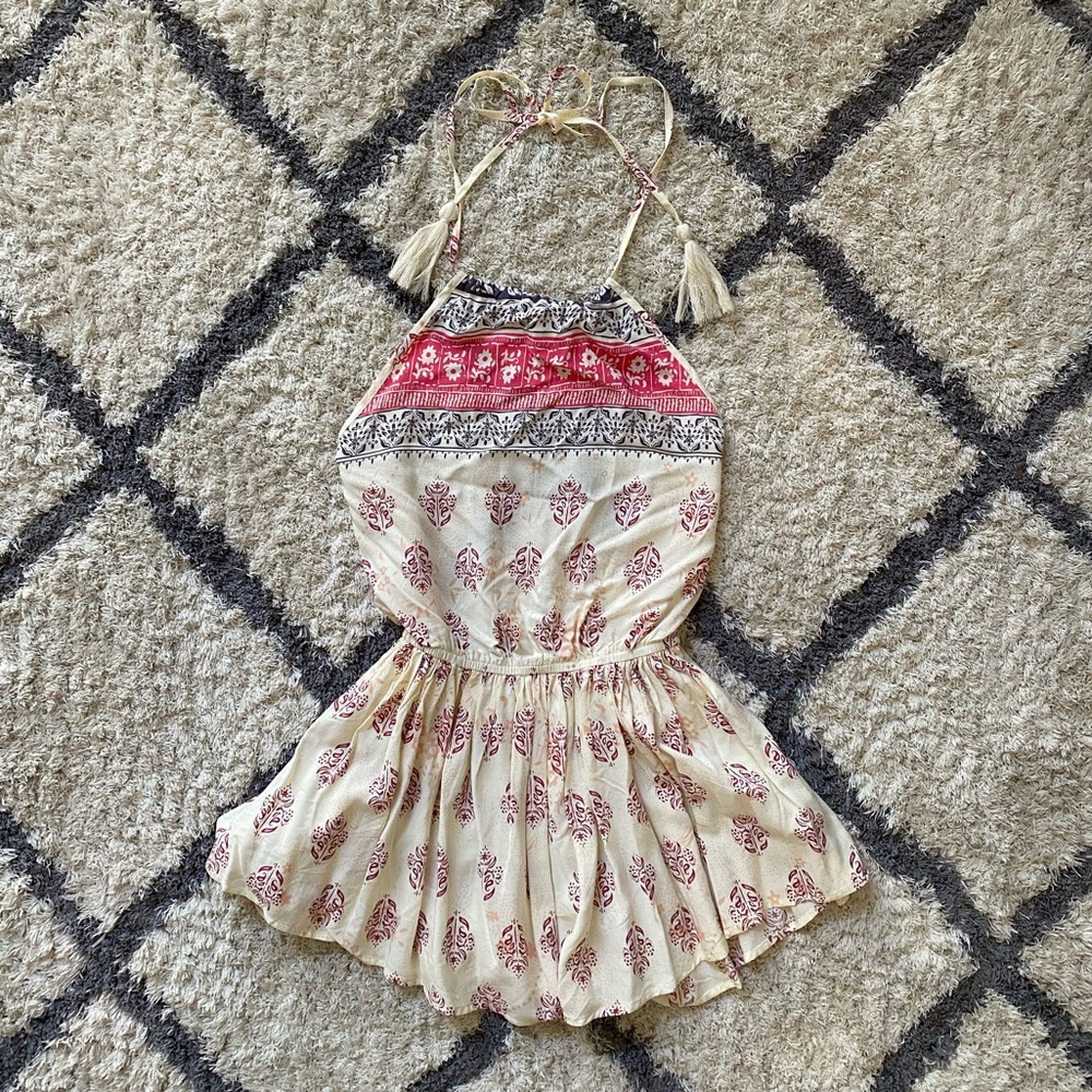 Boho Halter Romper